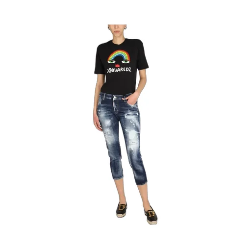 Rainbow Printed Crewneck T-Shirt