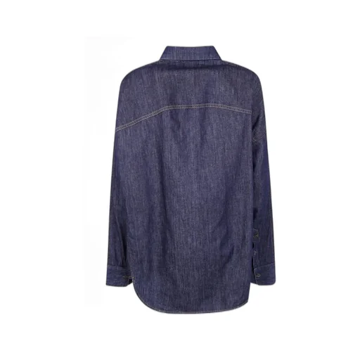 Long-Sleeved Denim Shirt