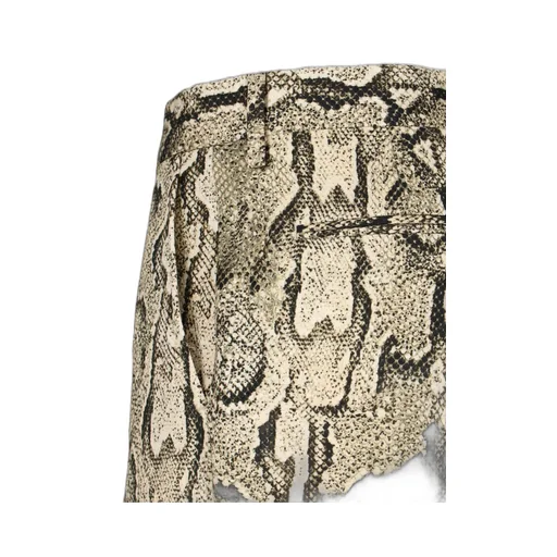 Printed High-Rise Trousers