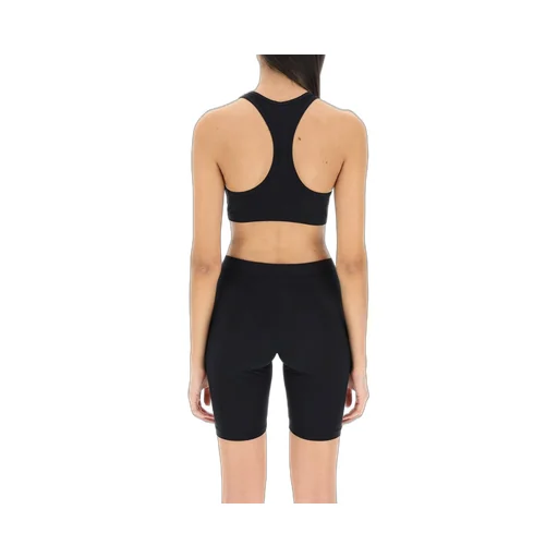 Logo Detailed Cropped Sports Bra