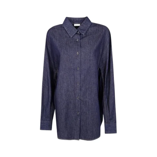 Long-Sleeved Denim Shirt