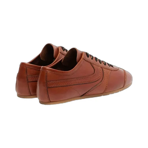Almond Toe Lace-Up Sneakers