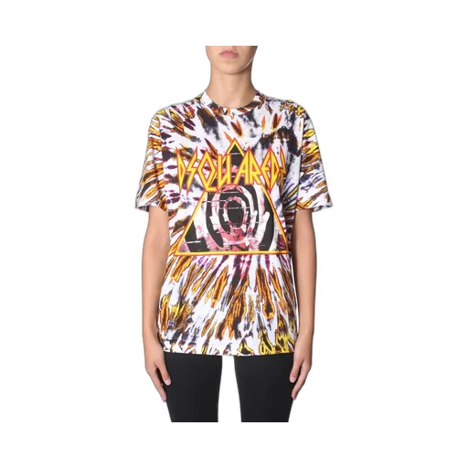 Tie-Dye Logo Print T-Shirt