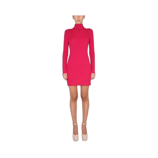 Turtleneck Knit Mini Dress