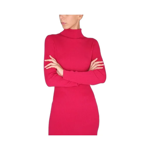 Turtleneck Knit Mini Dress