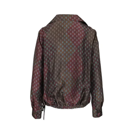 Drawstring Printed Shirt