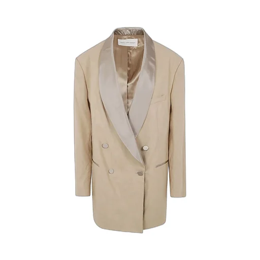 Double-Breasted Long-Sleeved Jacket