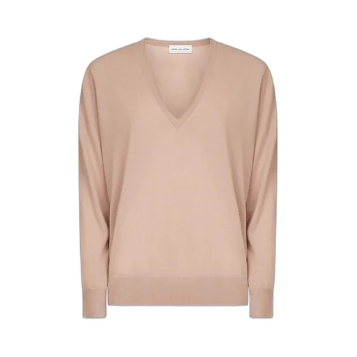Long-Sleeved V-Neck Jumper