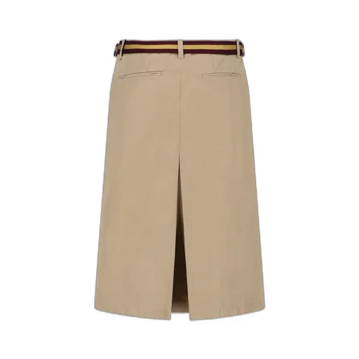 Front Slit A-Line Skirt