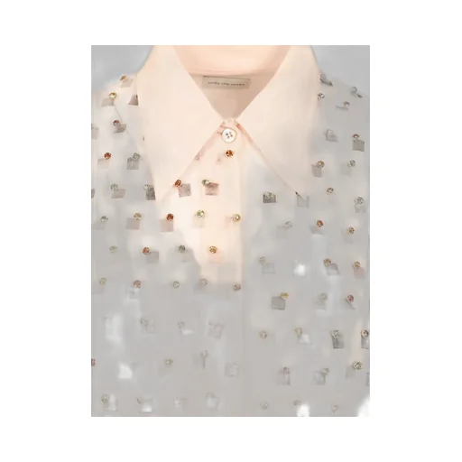 Embellished Straight-Hem Shirt