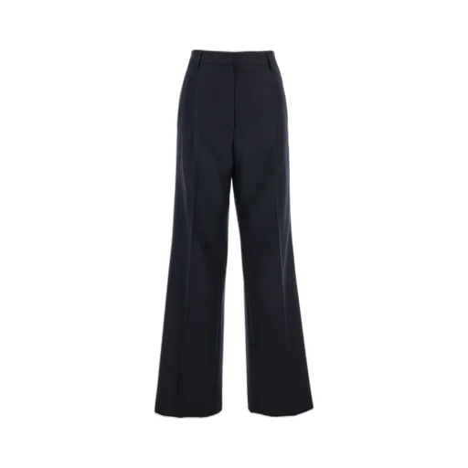 Pleated Straight Leg Trousers