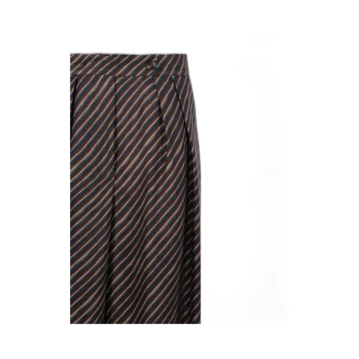Striped Straight-Leg Trousers