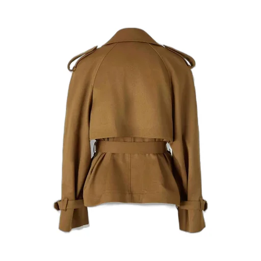Belted Short Ristos Trench Jacket