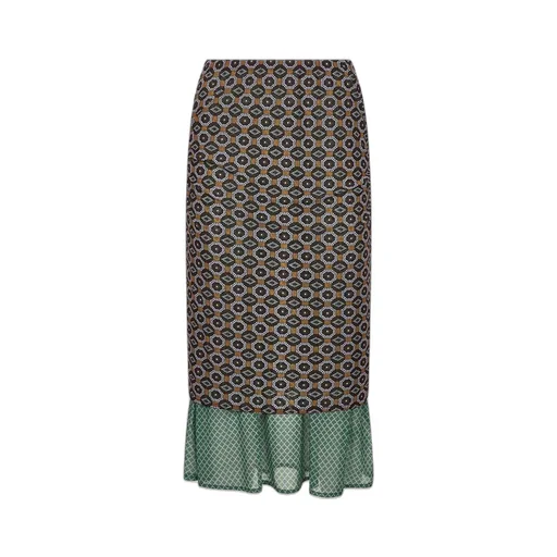 Elasticated Waistband Gathered Skirt