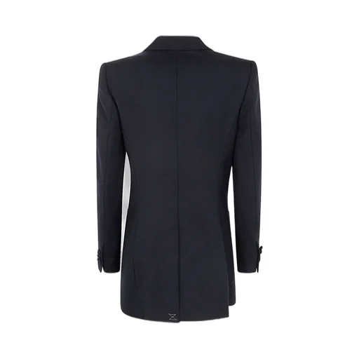 Double-Breasted Long-Sleeved Jacket