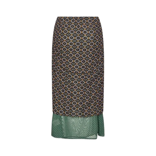Elasticated Waistband Gathered Skirt