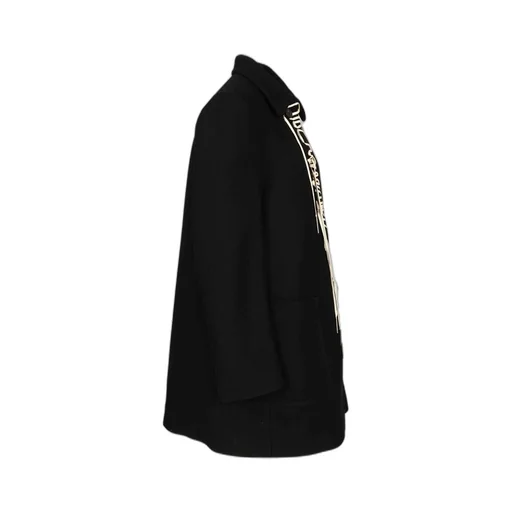 Embellished Straight Hem Coat