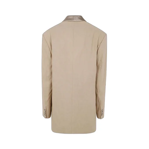 Double-Breasted Long-Sleeved Jacket