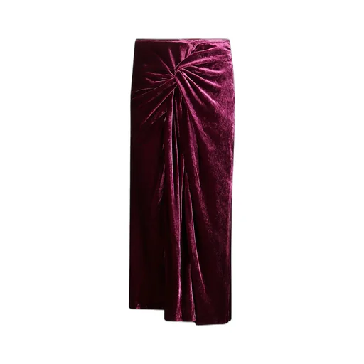 Midi Draped Skirt