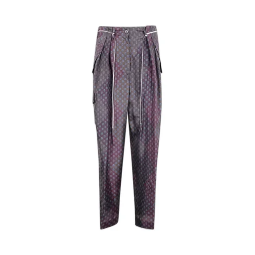 Drawstring Wide-Leg Trousers