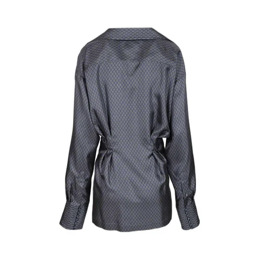 Wrap Detailed Twill Shirt