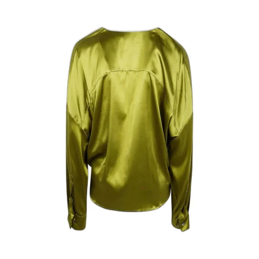 Long-Sleeved V-Neck Shirt