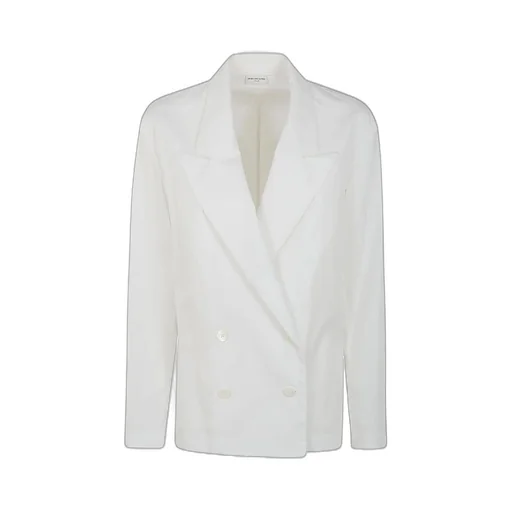Double-Breasted Long-Sleeved Blazer
