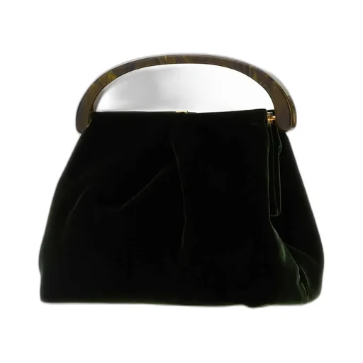 Pleated Velvet Bag