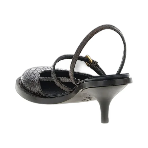Embossed Slingback Pumps
