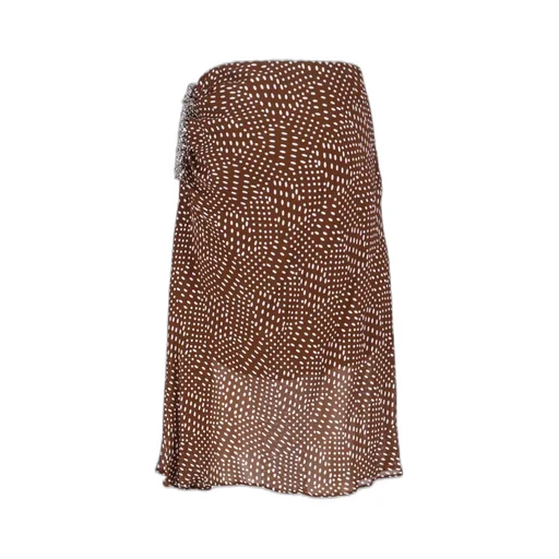 Embellished Dot Printed Skirt