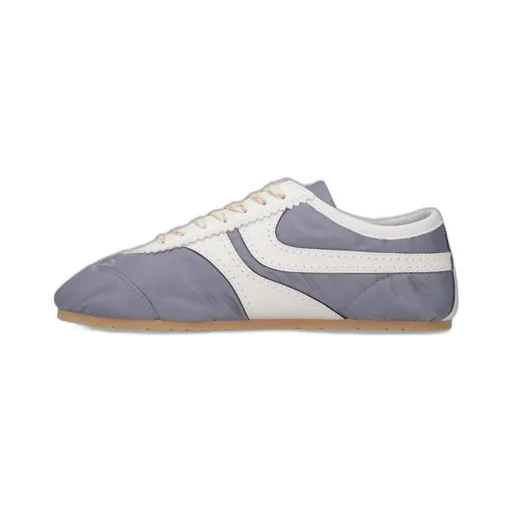 Panelled Lace-Up Sneakers
