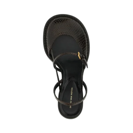 Embossed Slingback Pumps