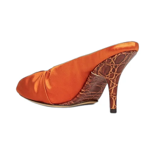 Heeled Satin Sandals
