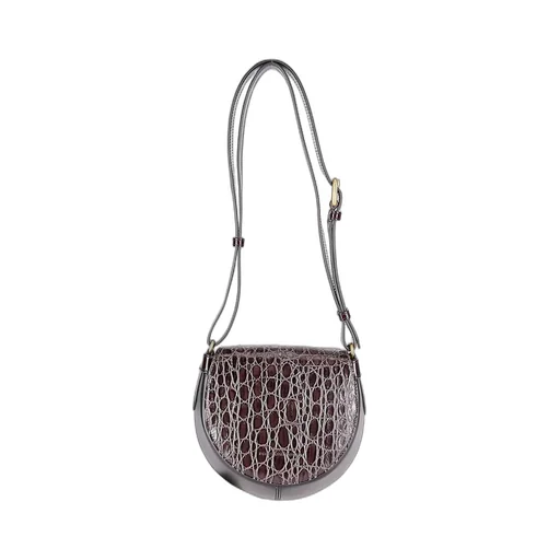 Foldover-Top Shoulder Bag
