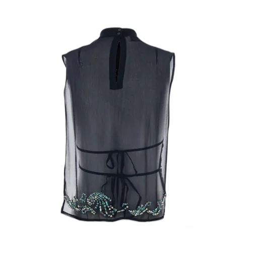 Embellished Sleeveless Top