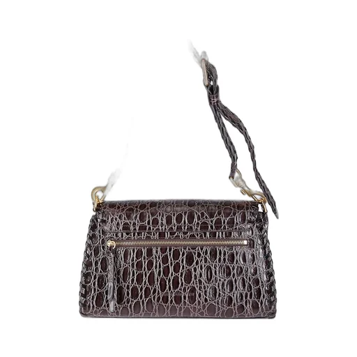 Embossed Shoulder Bag