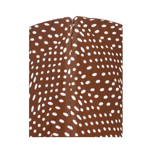 Embellished Dot Printed Skirt