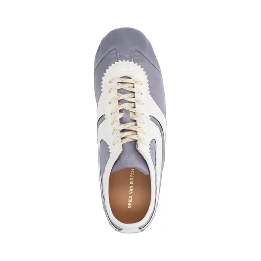 Panelled Lace-Up Sneakers