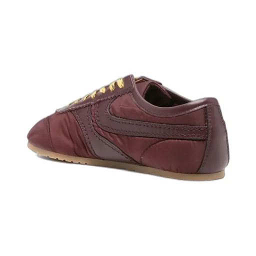 Panelled Lace-Up Sneakers