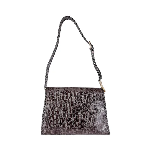 Embossed Shoulder Bag