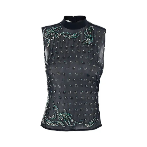 Embellished Sleeveless Top