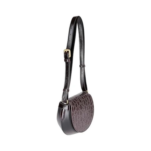 Foldover-Top Shoulder Bag