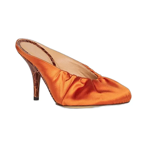 Heeled Satin Sandals