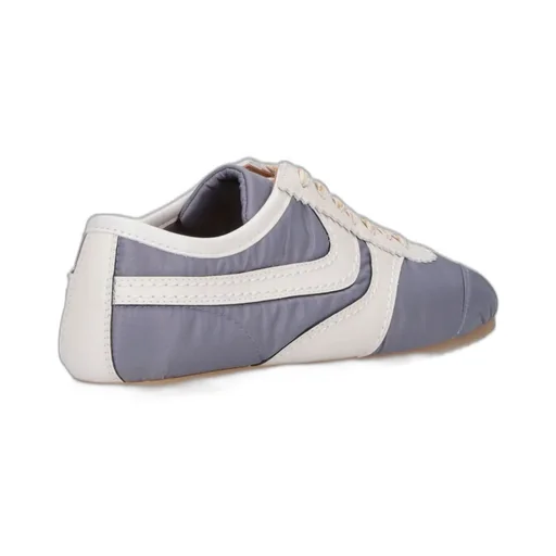 Panelled Lace-Up Sneakers