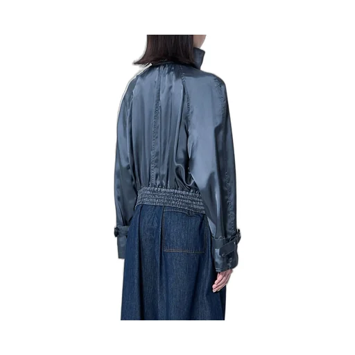 High-Neck Bomber Jacket