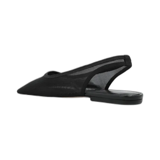 Mesh Slingback Flats