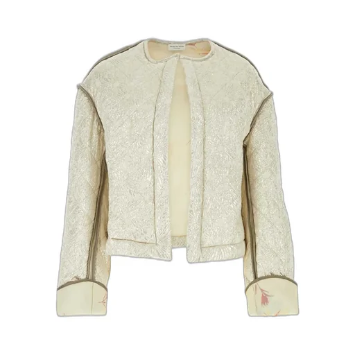 Jacquard Crewneck Jacket