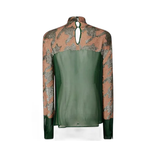 Embellished Panelled Blouse