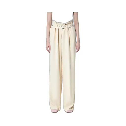 Belted Wide-Leg Trousers