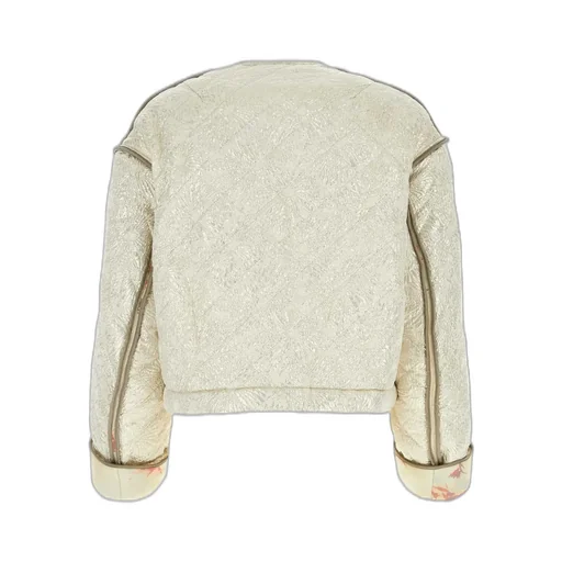 Jacquard Crewneck Jacket